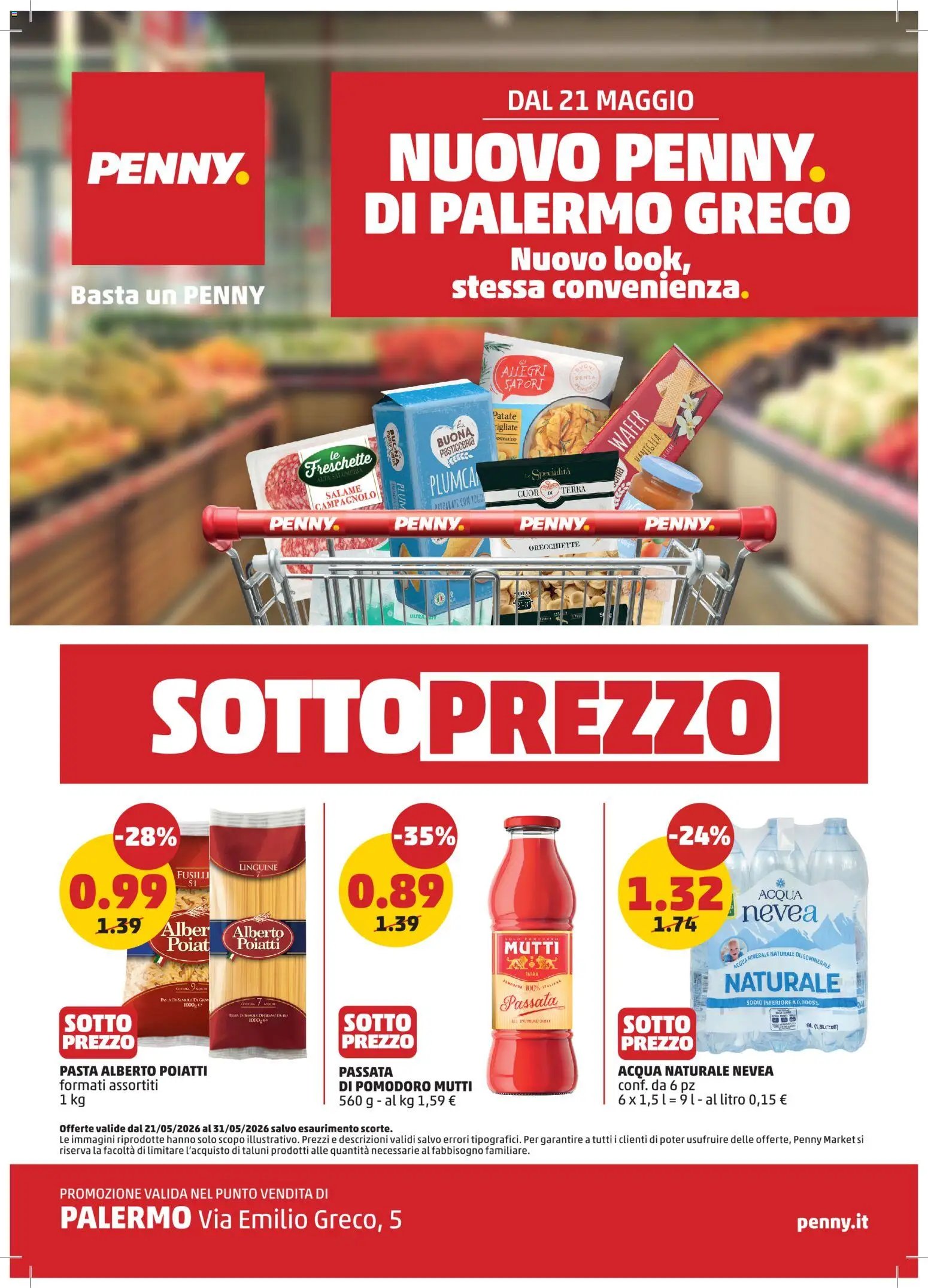 PENNY volantino Nuova Apertura Palermo (2026-05-21 - 2026-05-31)