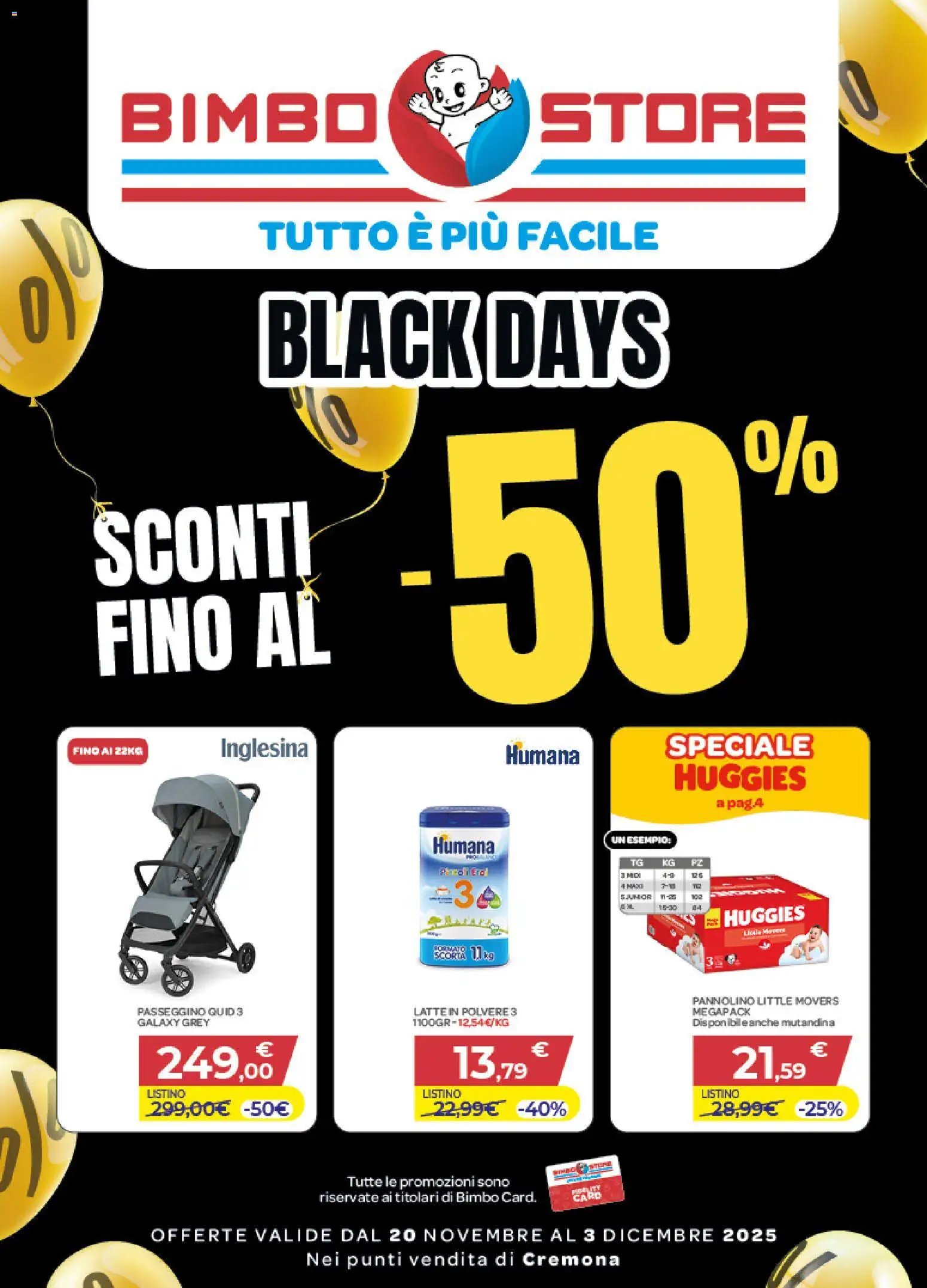 Bimbo store - Black Friday (2025-11-20 - 2025-12-03)