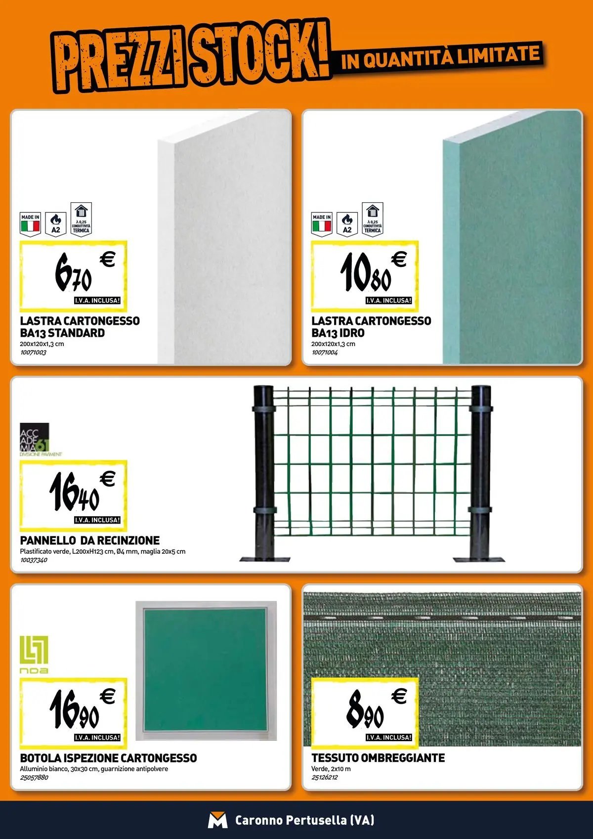 TECNOMAT - Straordinari prezzi stock!