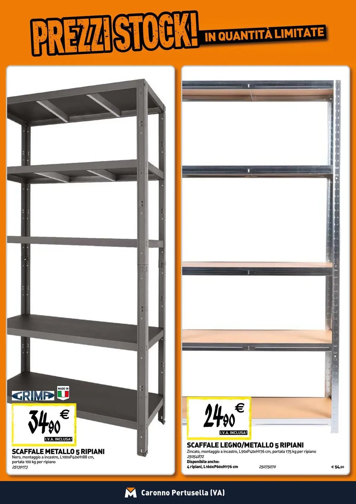 TECNOMAT - Straordinari prezzi stock!