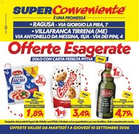 SuperConveniente volantino Ragusa, Villafranca