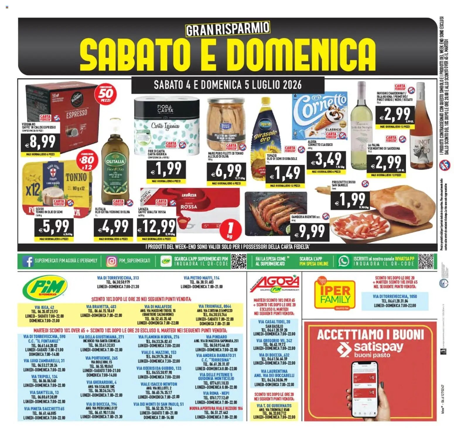 PIM Supermercati volantino