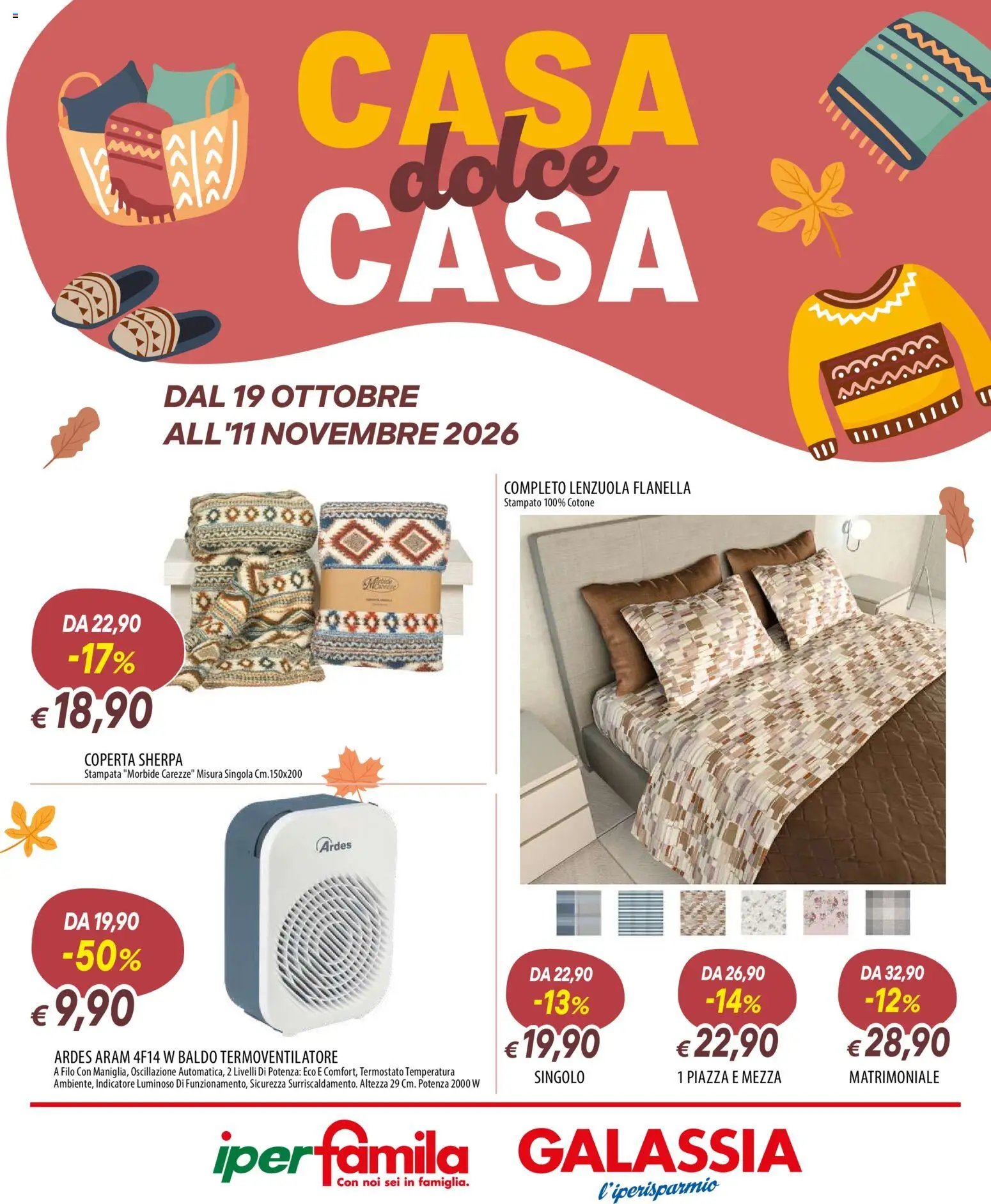 Galassia volantino Casa Dolce Casa