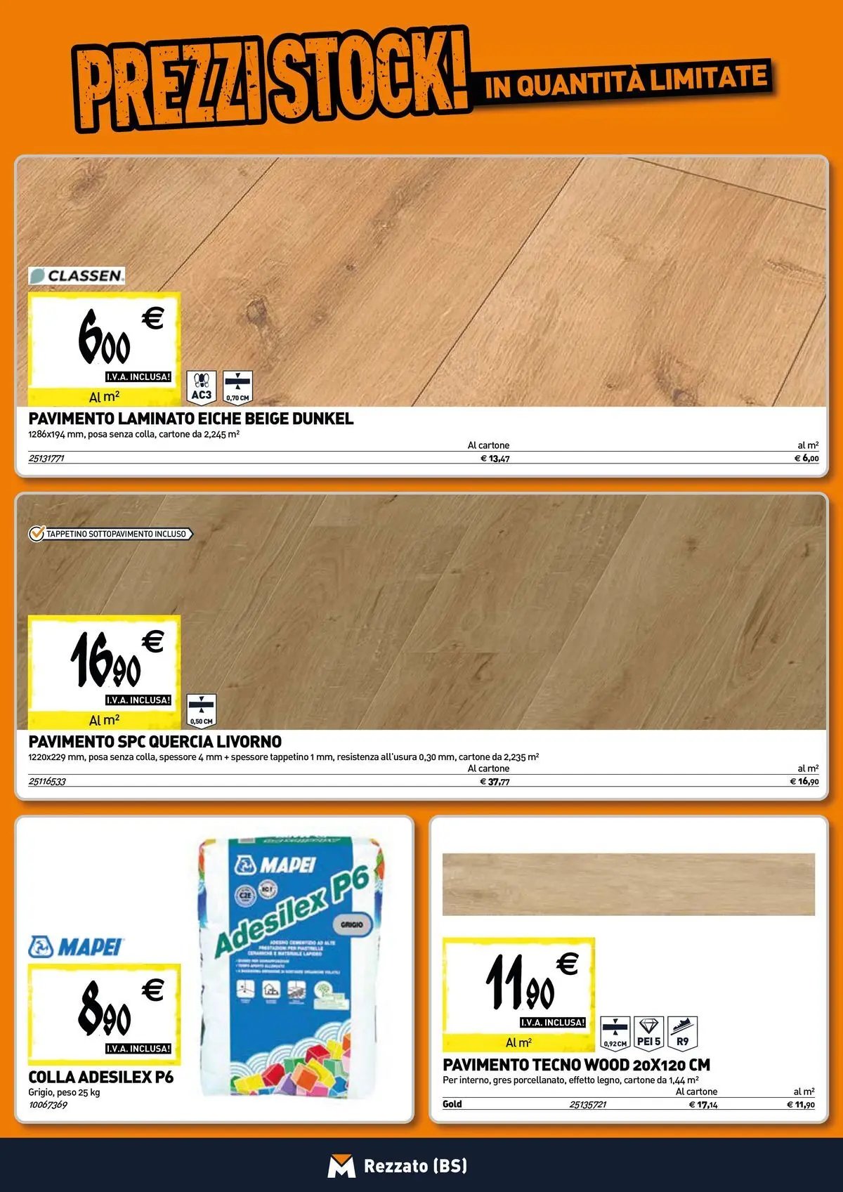 TECNOMAT - Straordinari prezzi stock!