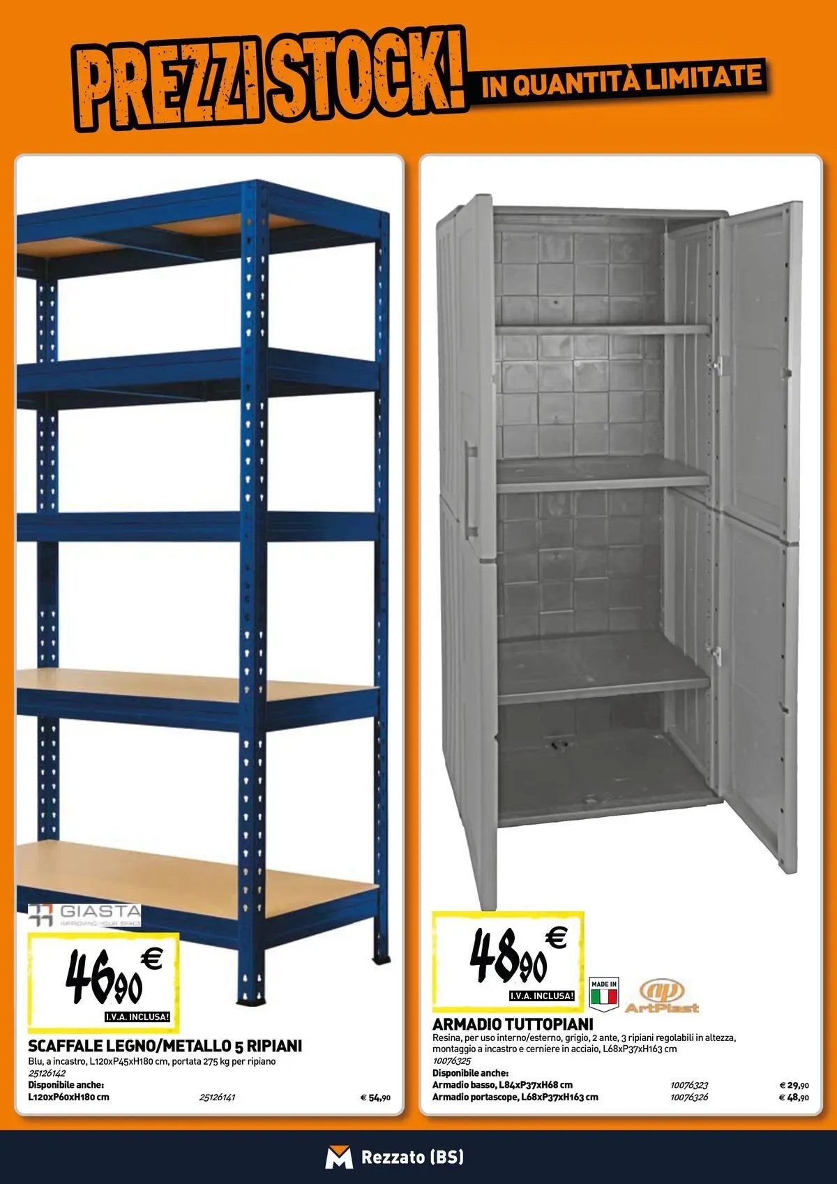 TECNOMAT - Straordinari prezzi stock!
