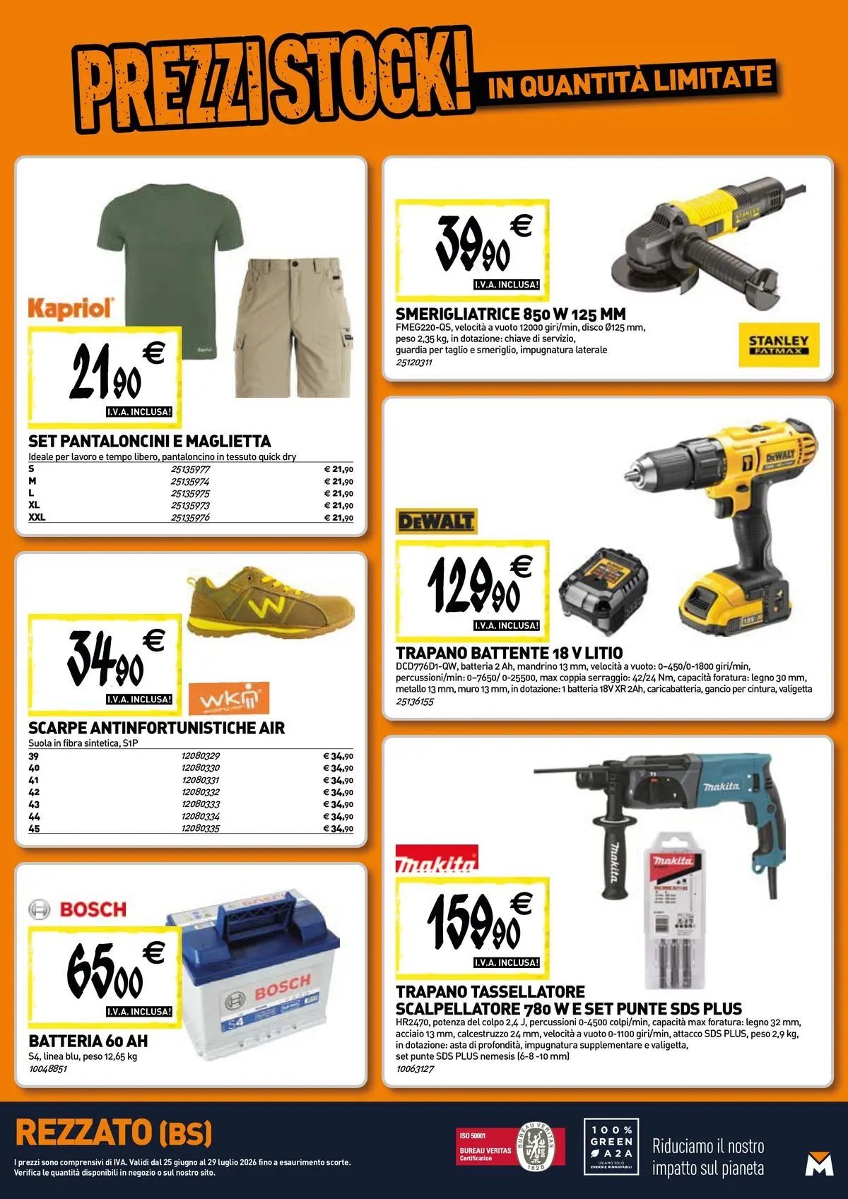 TECNOMAT - Straordinari prezzi stock!