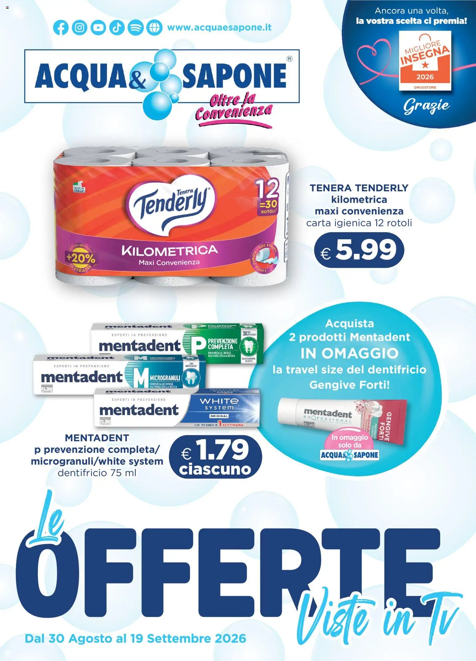 Acqua e Sapone volantino