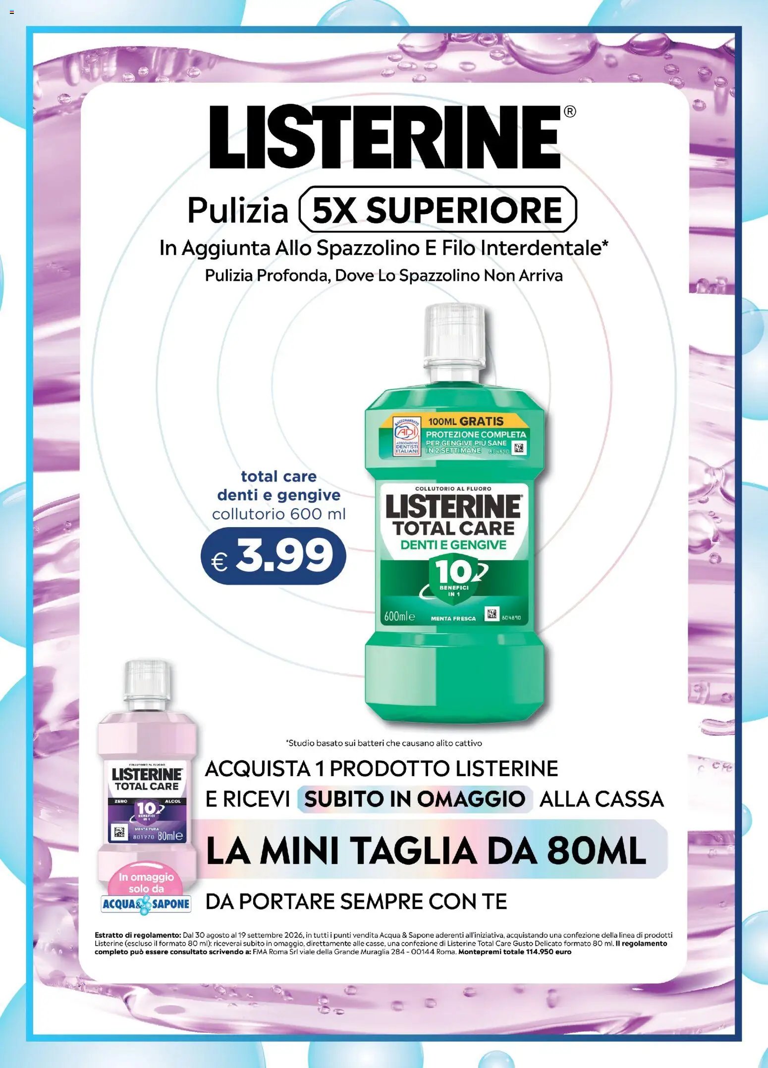 Acqua e Sapone volantino