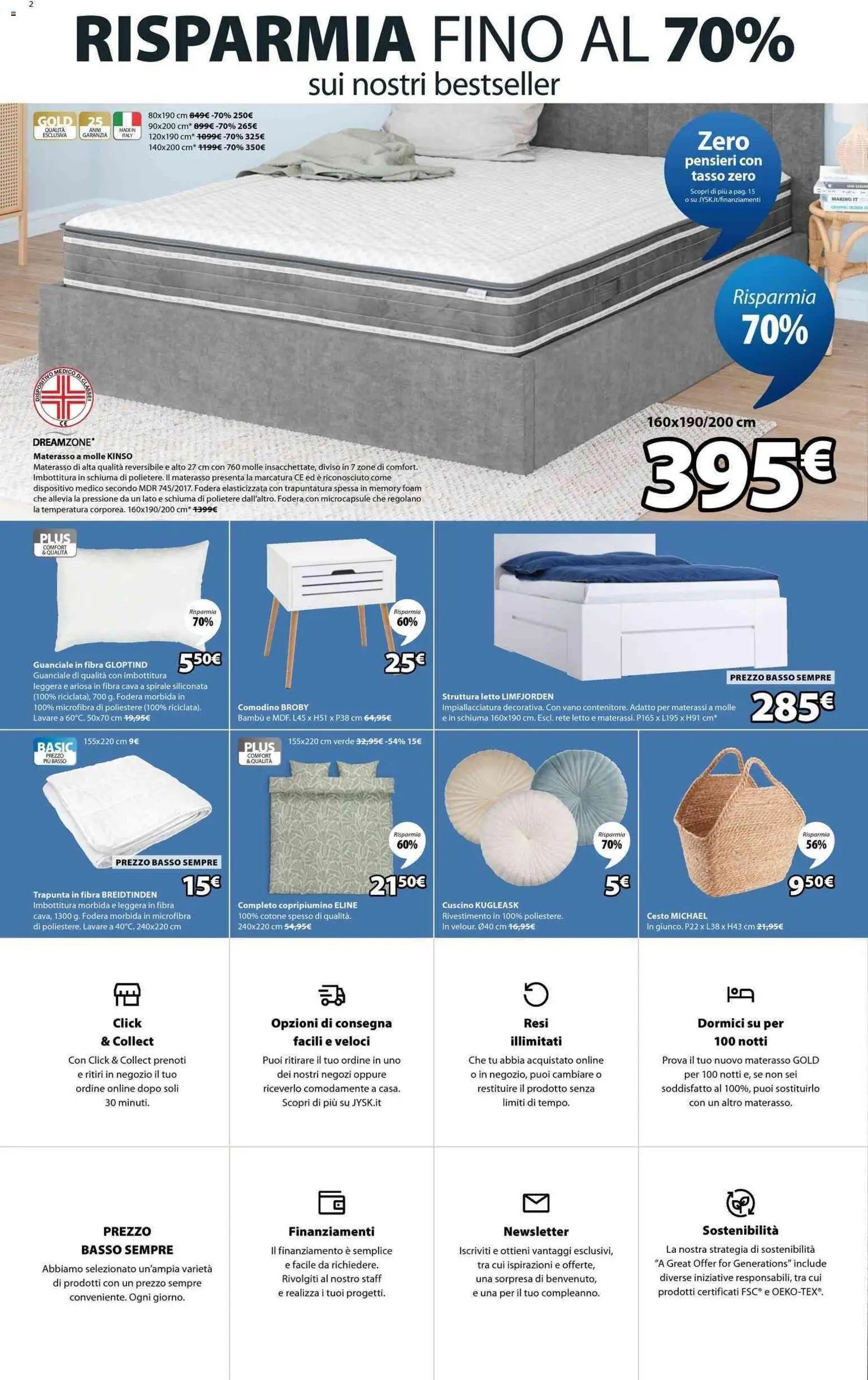 JYSK volantino Nuova apertura Conegliano (2026-04-24 - 2026-05-01)