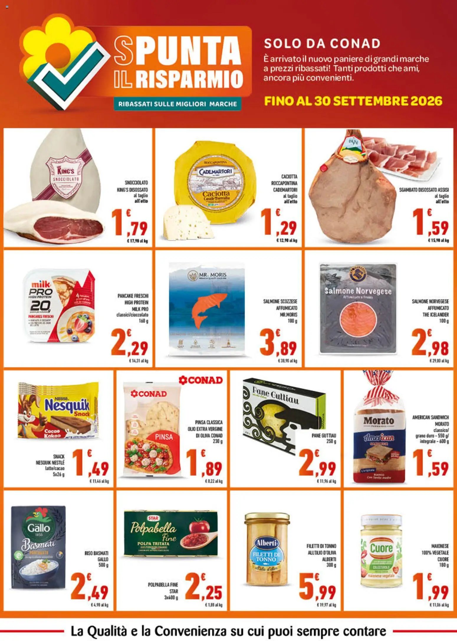 Spazio Conad volantino Spunta il Risparmio