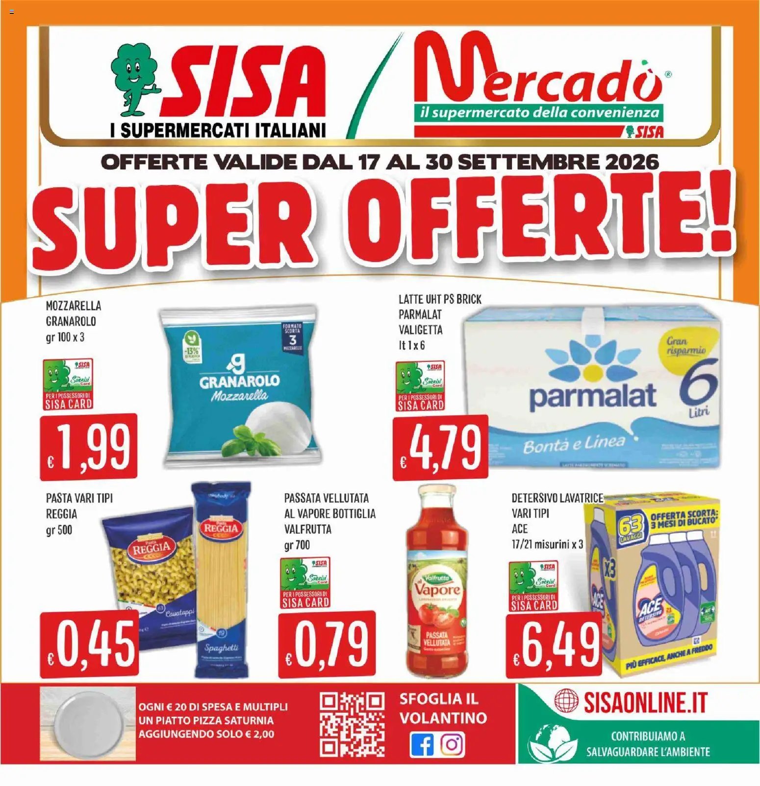 SISA volantino Mercadò
