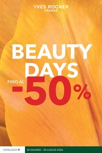 Yves Rocher catalogo Beauty Days