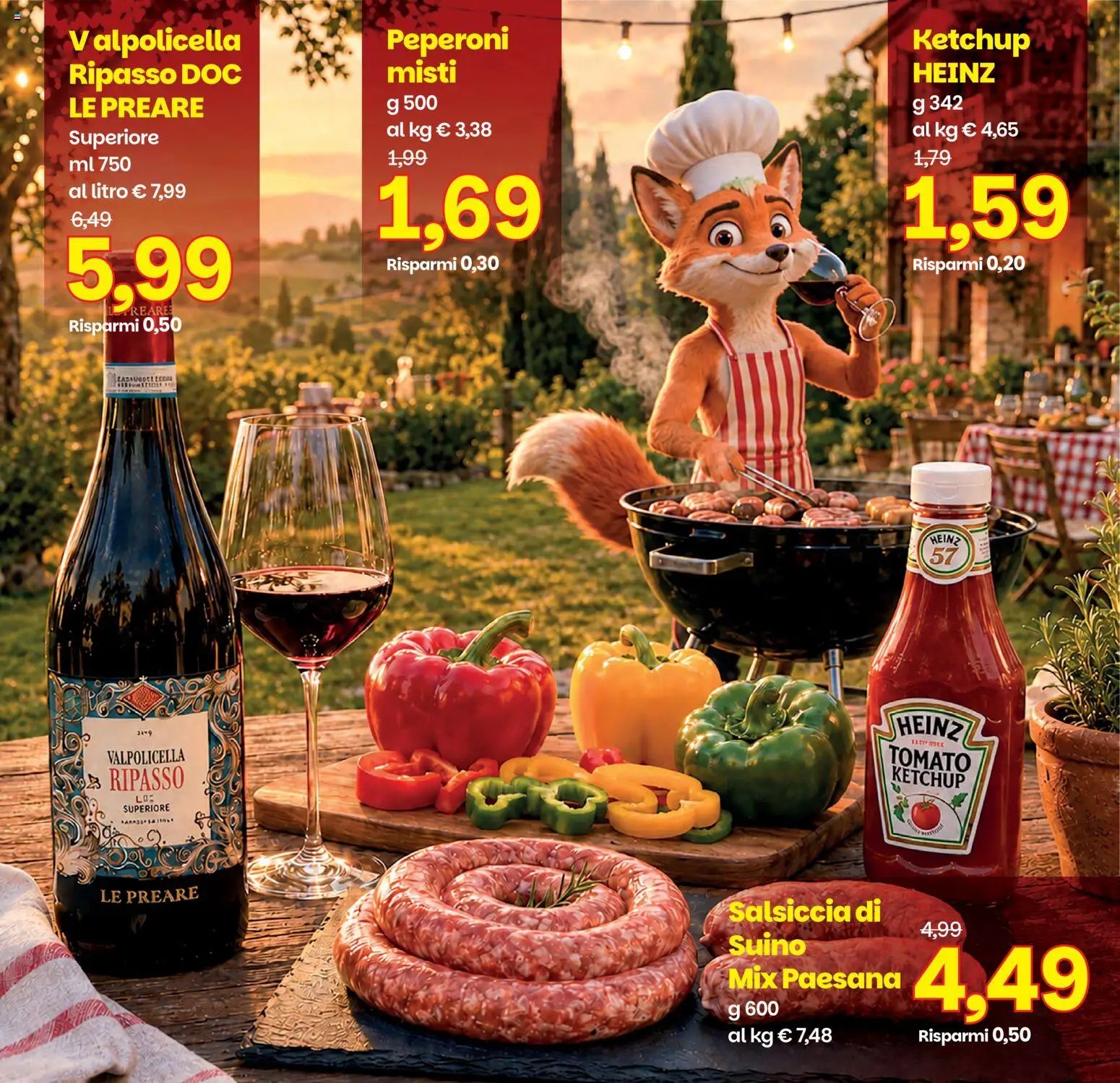 Prix volantino Ghedi