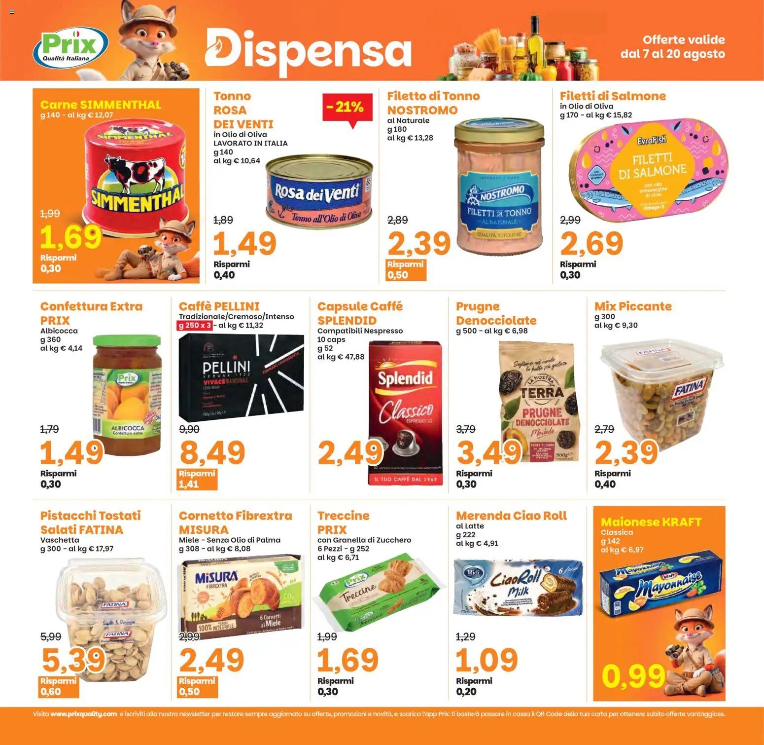 Prix volantino Ghedi