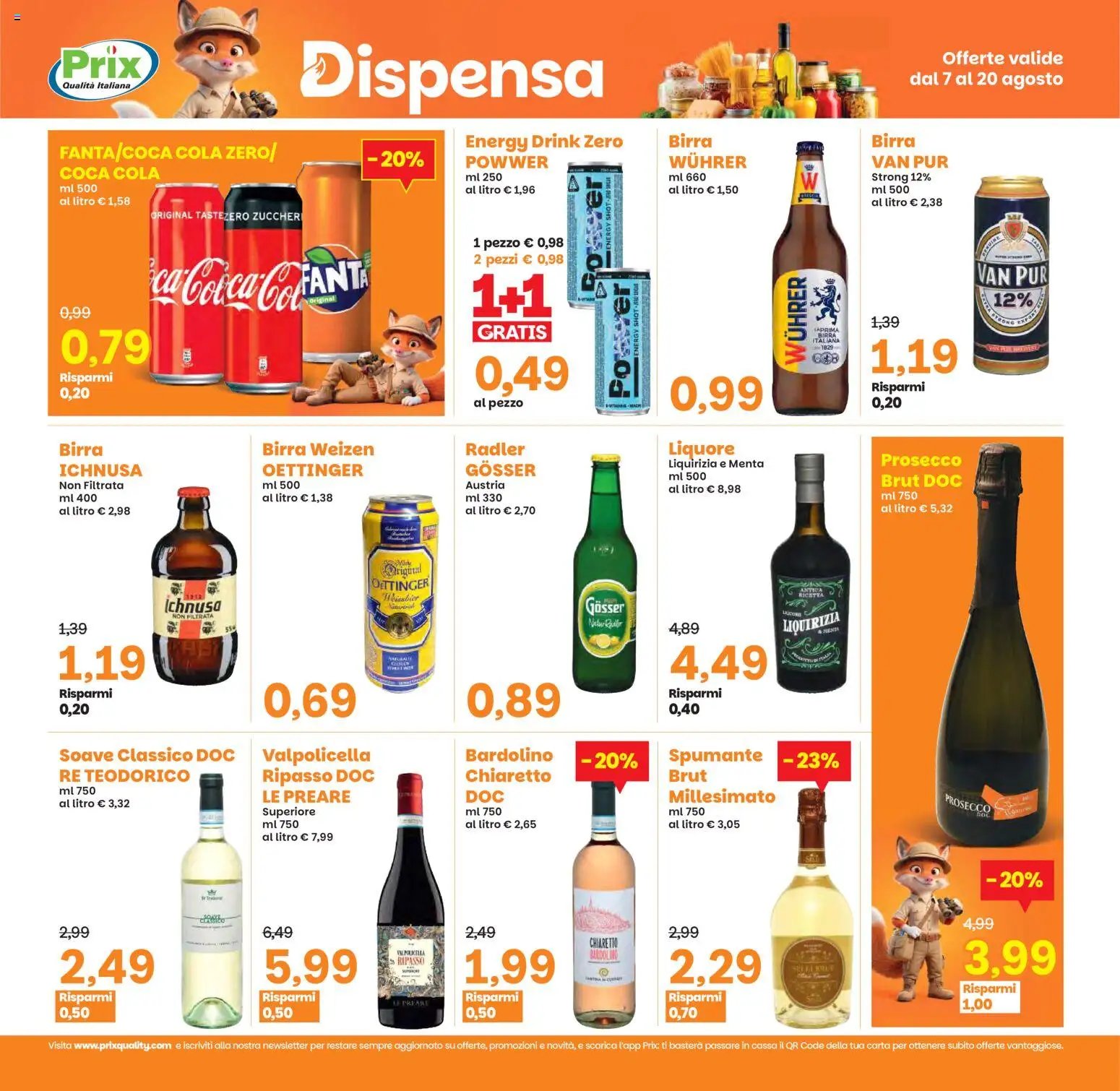 Prix volantino Ghedi