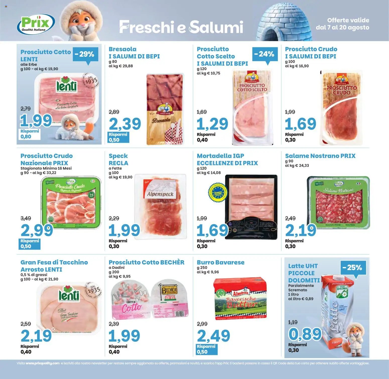 Prix volantino Ghedi