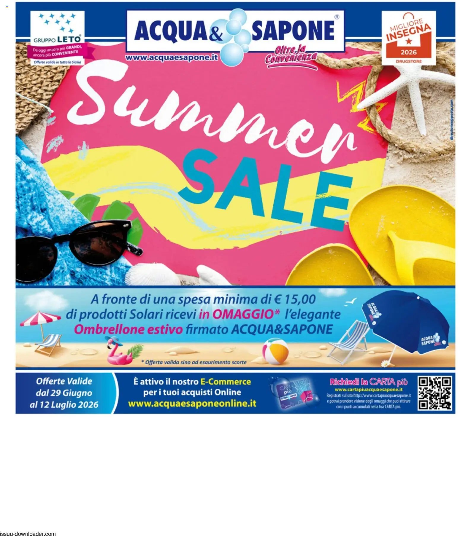 Acqua e Sapone volantino Summer Sale