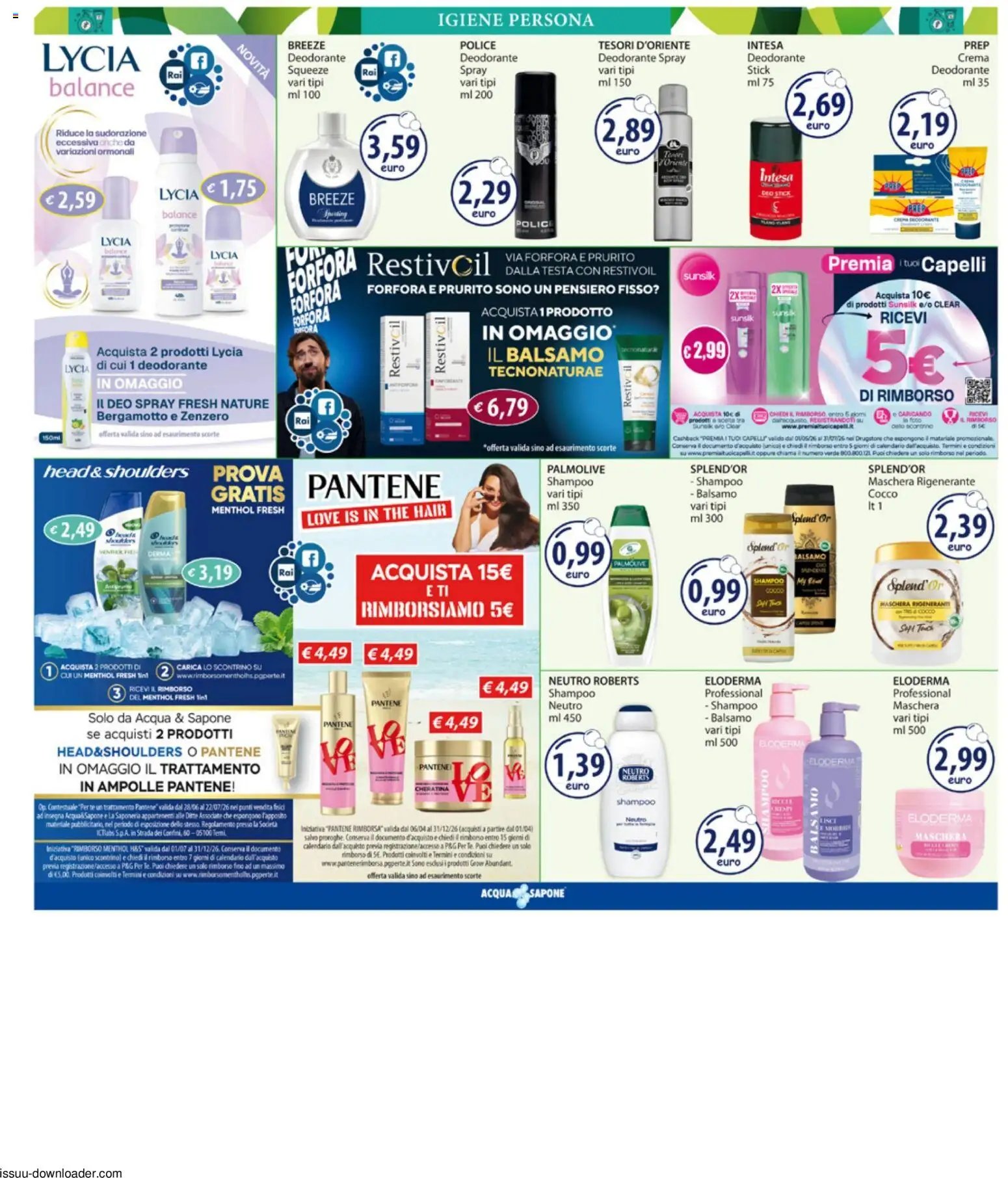 Acqua e Sapone volantino Summer Sale