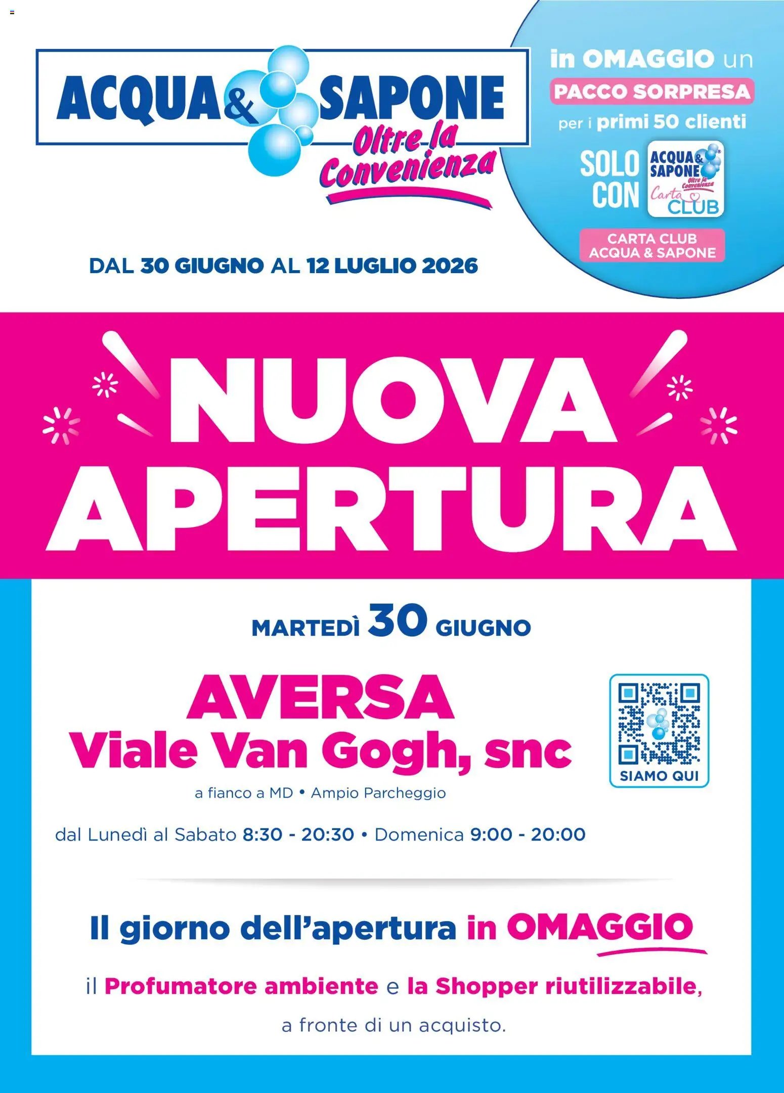 Acqua e Sapone volantino Aversa