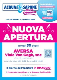 Acqua e Sapone volantino Aversa