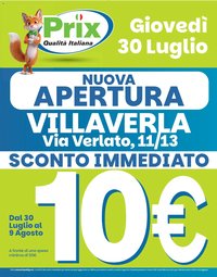 Prix volantino Villaverla