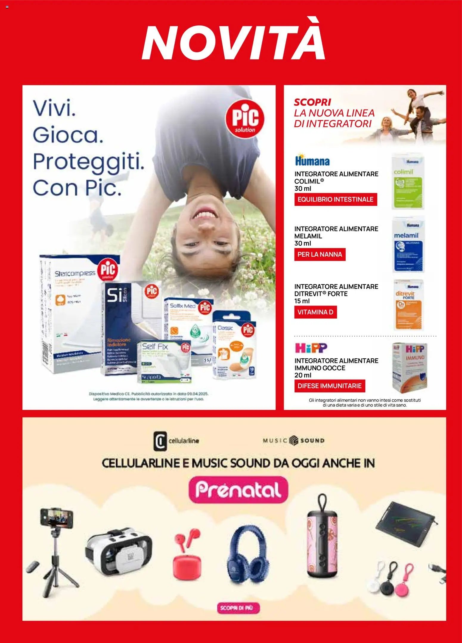 Prenatal volantino