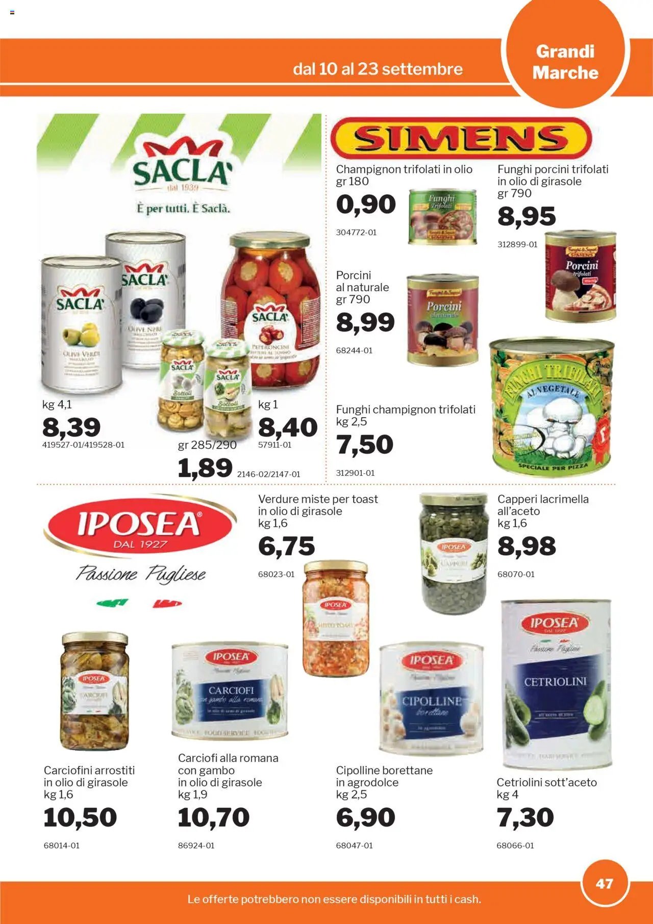 Volantino Sogegross (2025-09-10 - 2025-09-23)