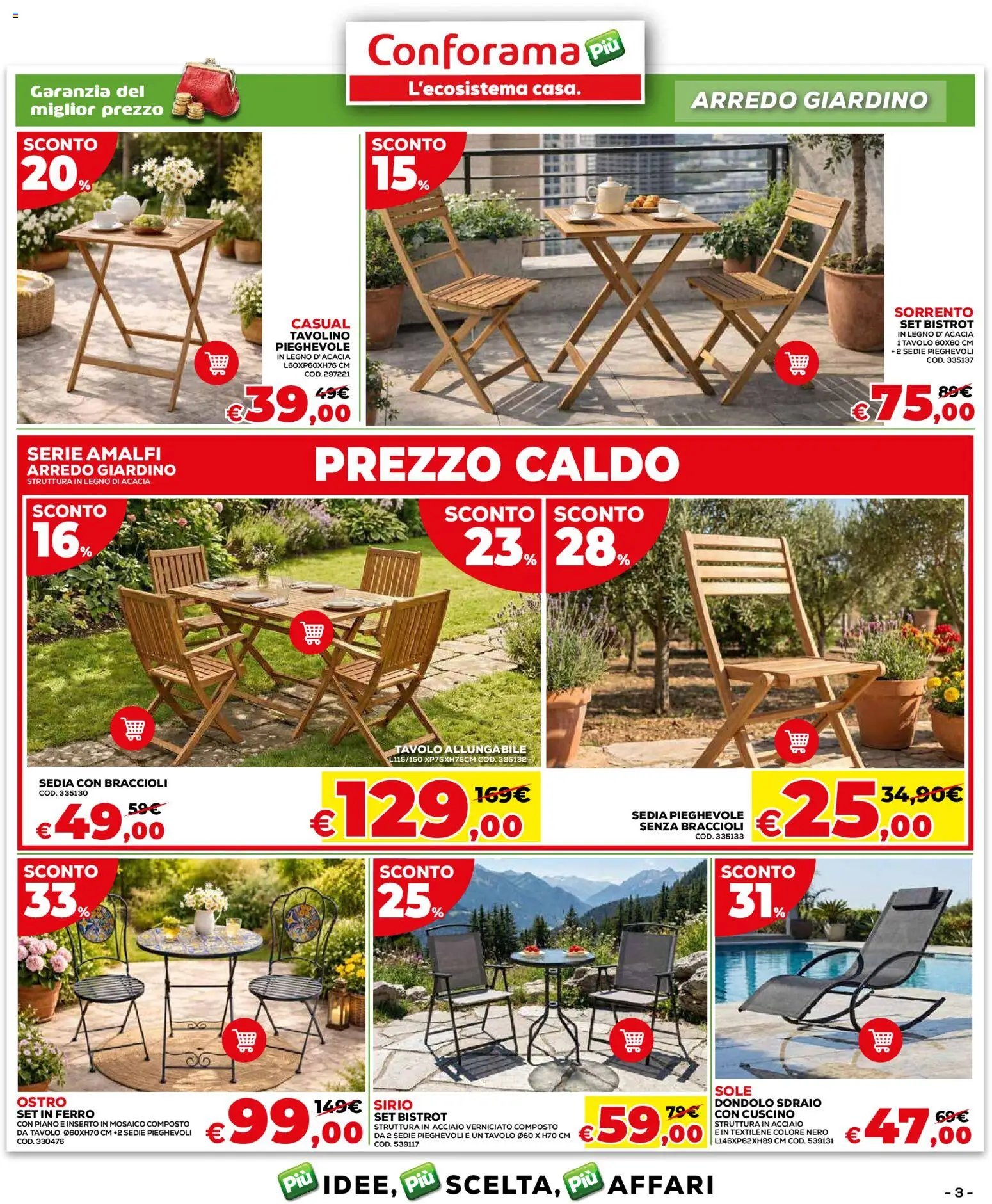 Conforama volantino