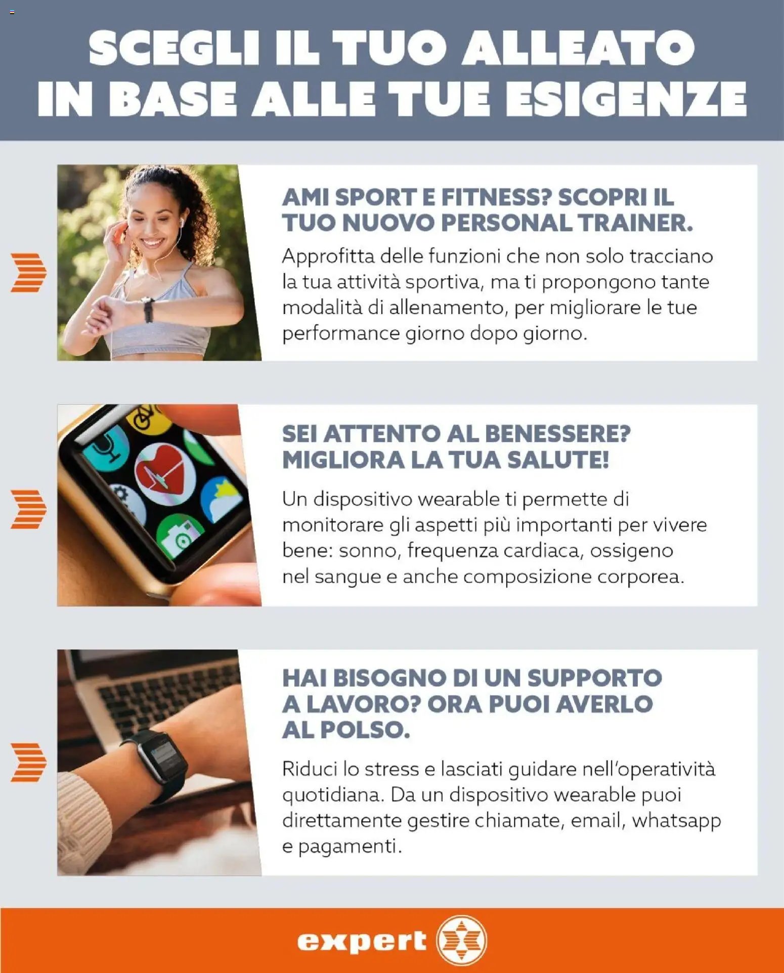 Expert volantino Wearable