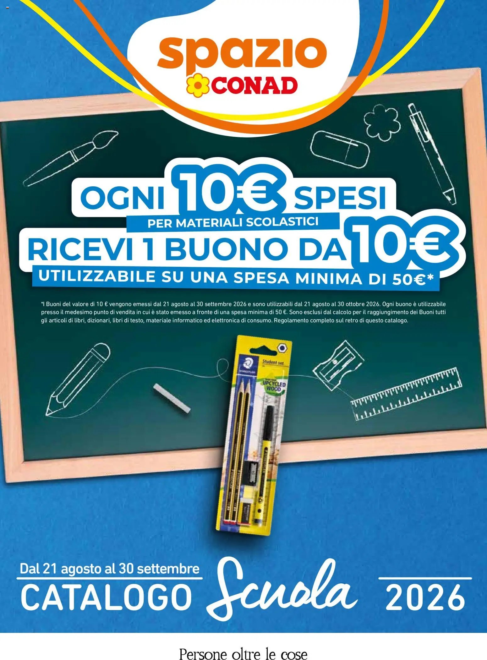 Spazio Conad volantino Scuola 2026