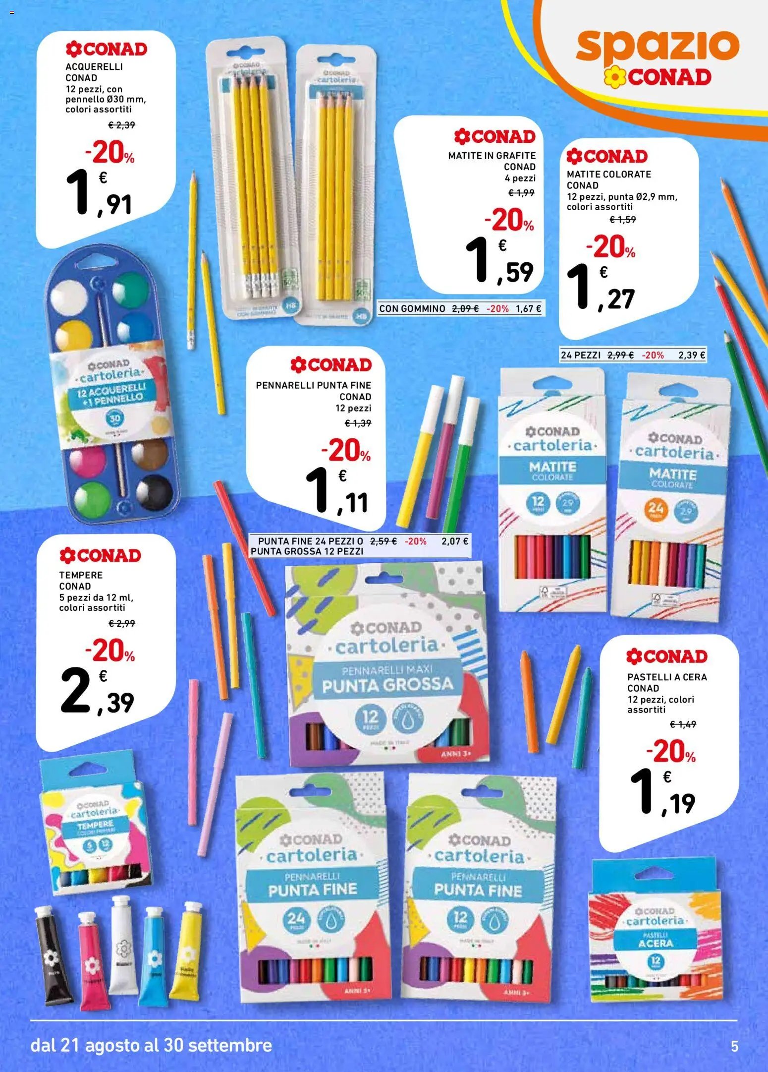 Spazio Conad volantino Scuola 2026