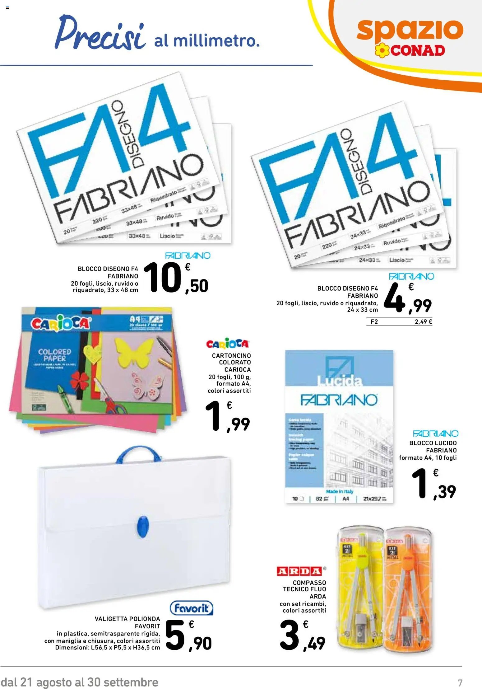 Spazio Conad volantino Scuola 2026