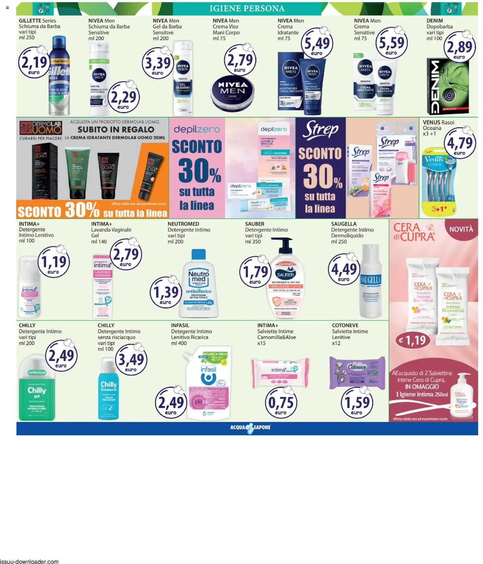 Acqua e Sapone volantino Paceco