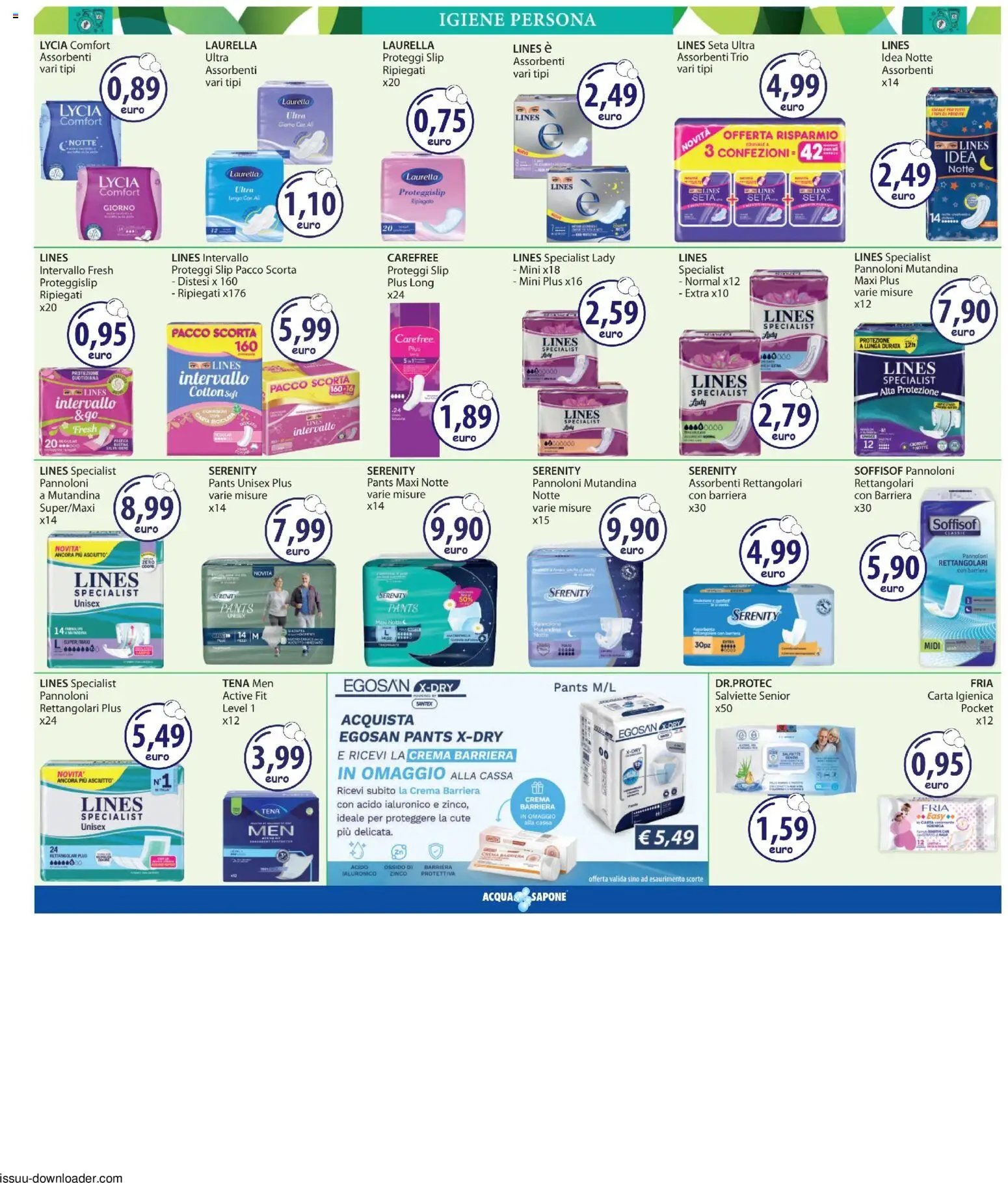 Acqua e Sapone volantino Paceco