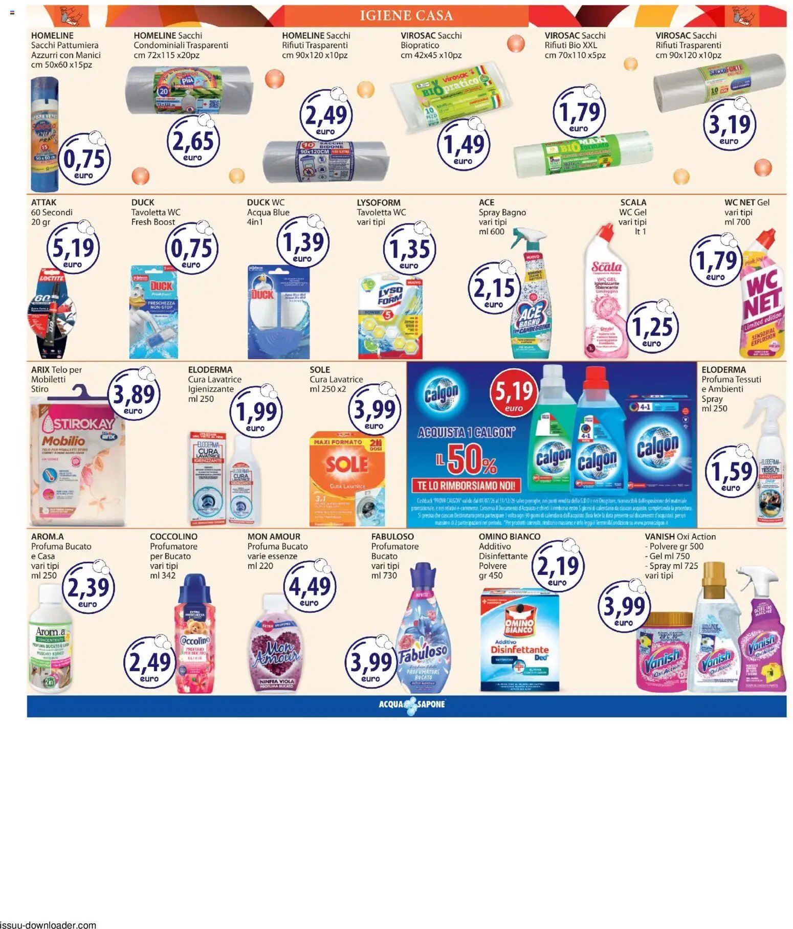 Acqua e Sapone volantino Paceco
