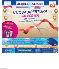 Acqua e Sapone volantino Paceco