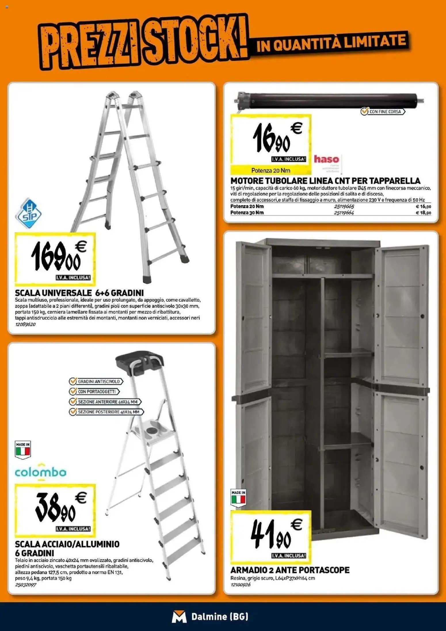 TECNOMAT - Straordinari prezzi stock!