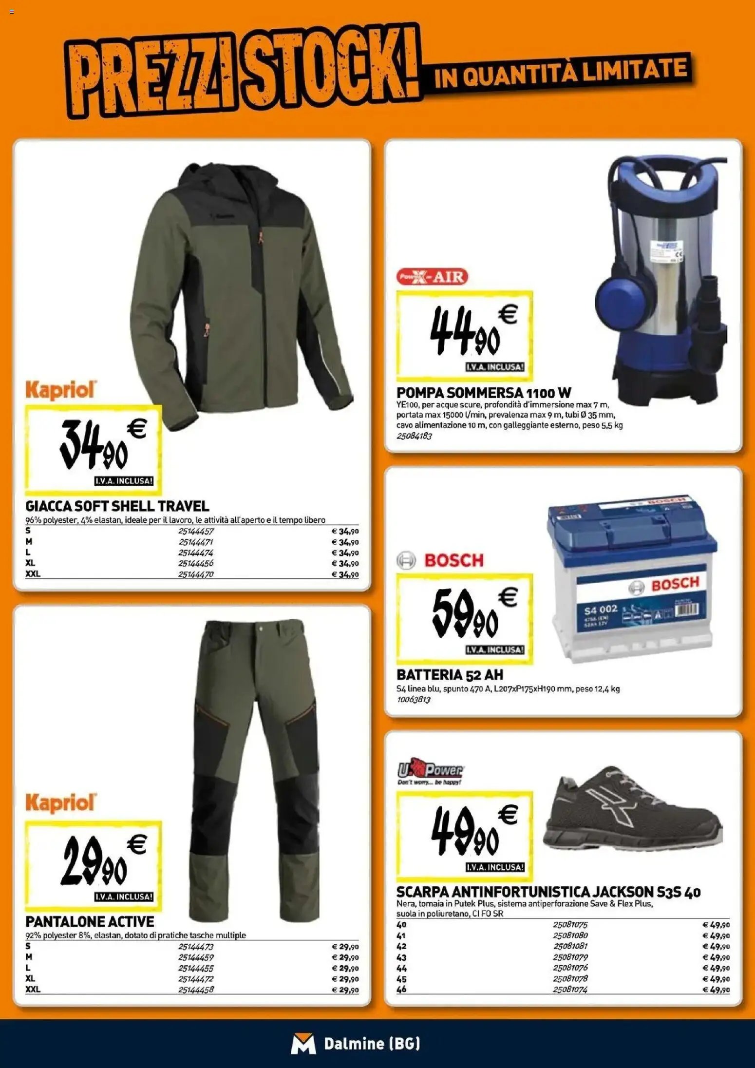 TECNOMAT - Straordinari prezzi stock!