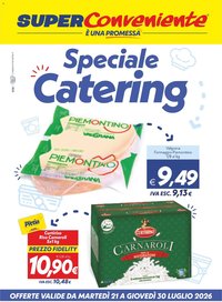 SuperConveniente volantino Catering Enna, Misterbianco