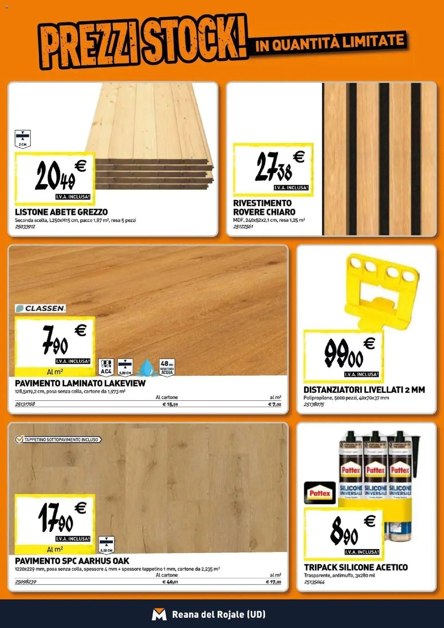 TECNOMAT - Straordinari prezzi stock!