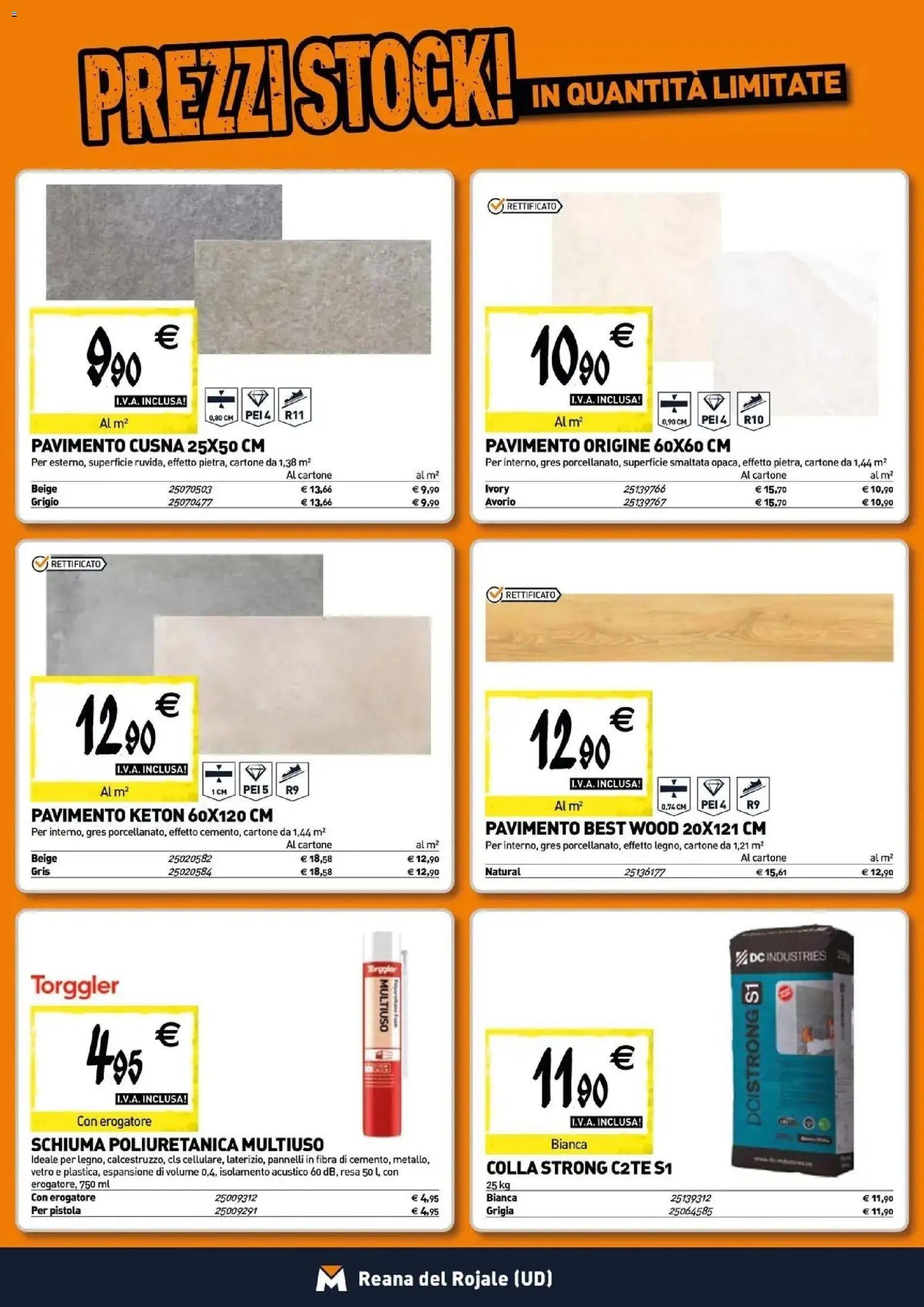 TECNOMAT - Straordinari prezzi stock!