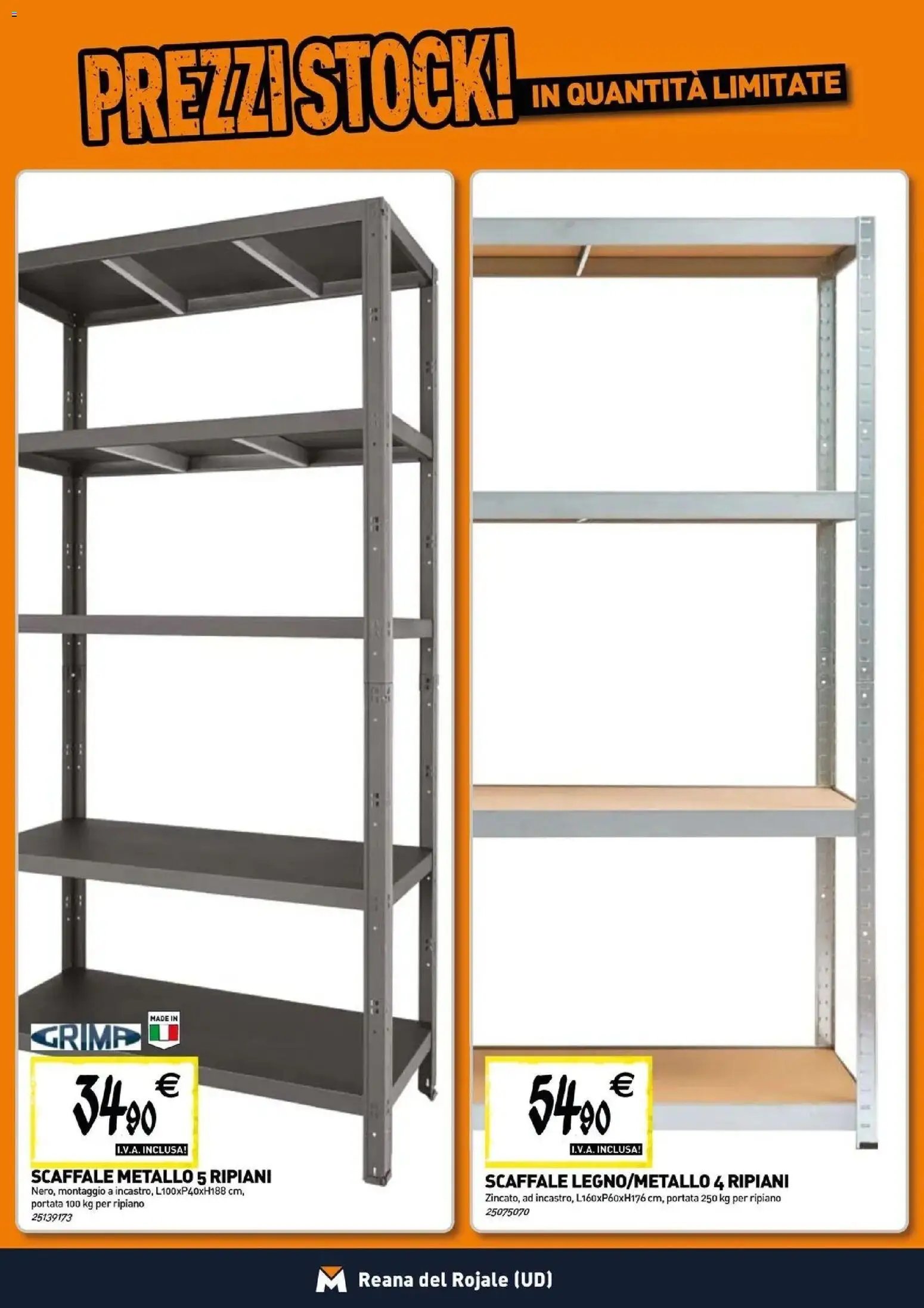 TECNOMAT - Straordinari prezzi stock!