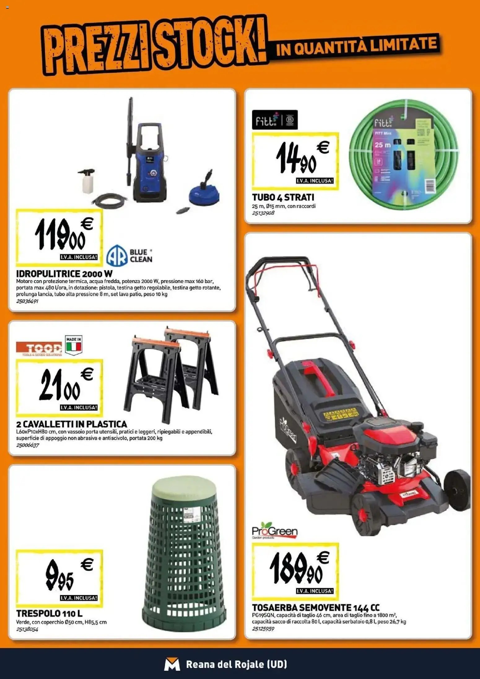TECNOMAT - Straordinari prezzi stock!