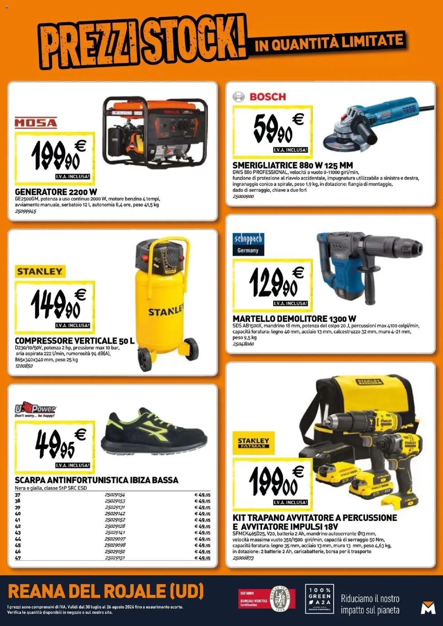 TECNOMAT - Straordinari prezzi stock!