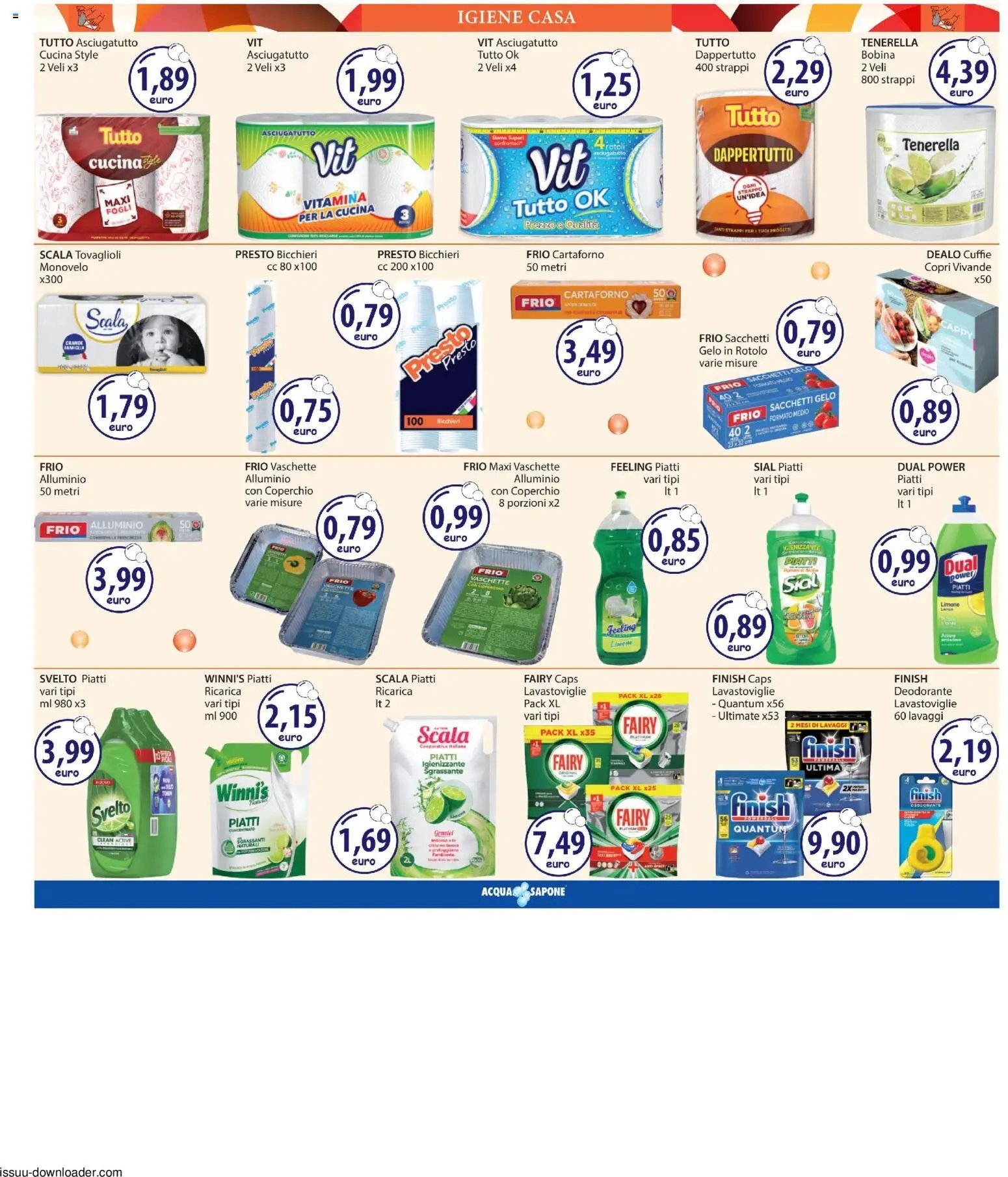 Acqua e Sapone volantino