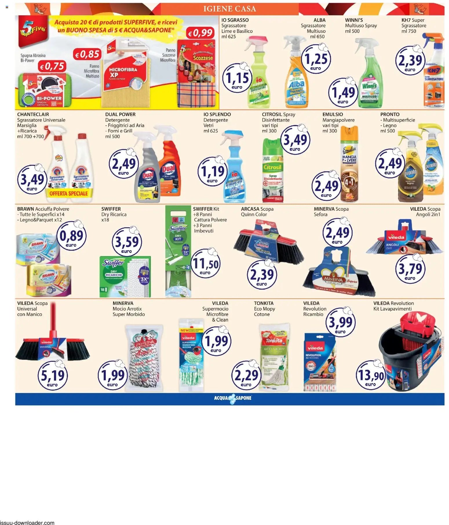 Acqua e Sapone volantino