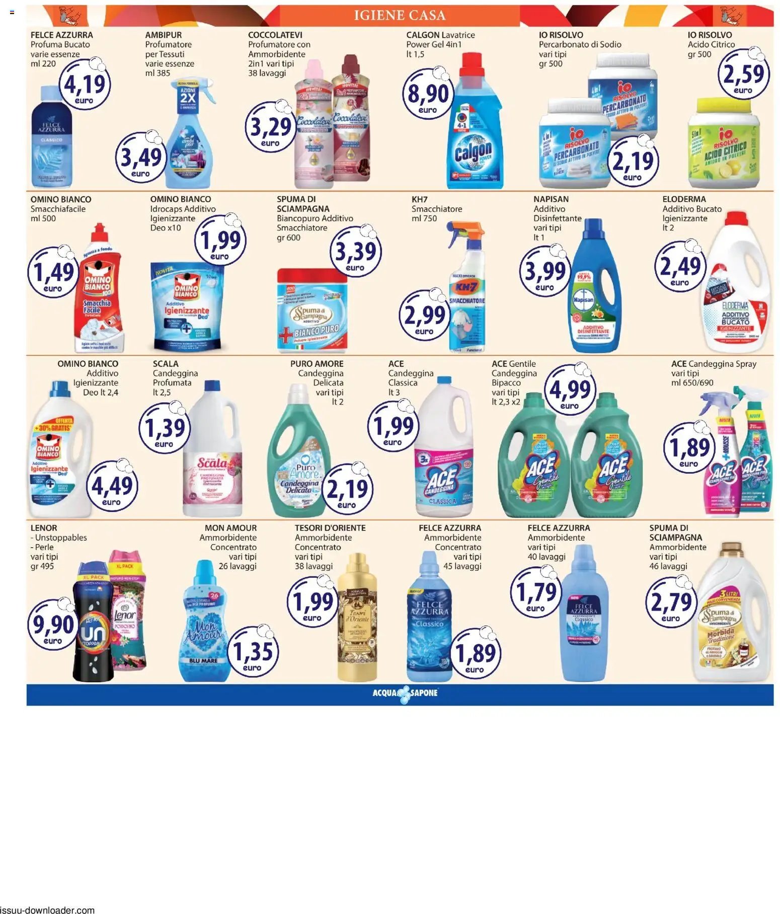 Acqua e Sapone volantino