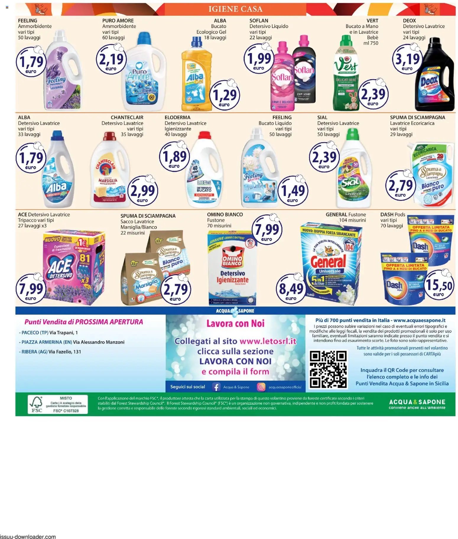 Acqua e Sapone volantino