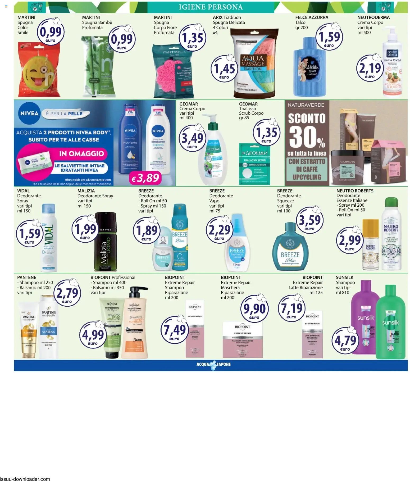 Acqua e Sapone volantino