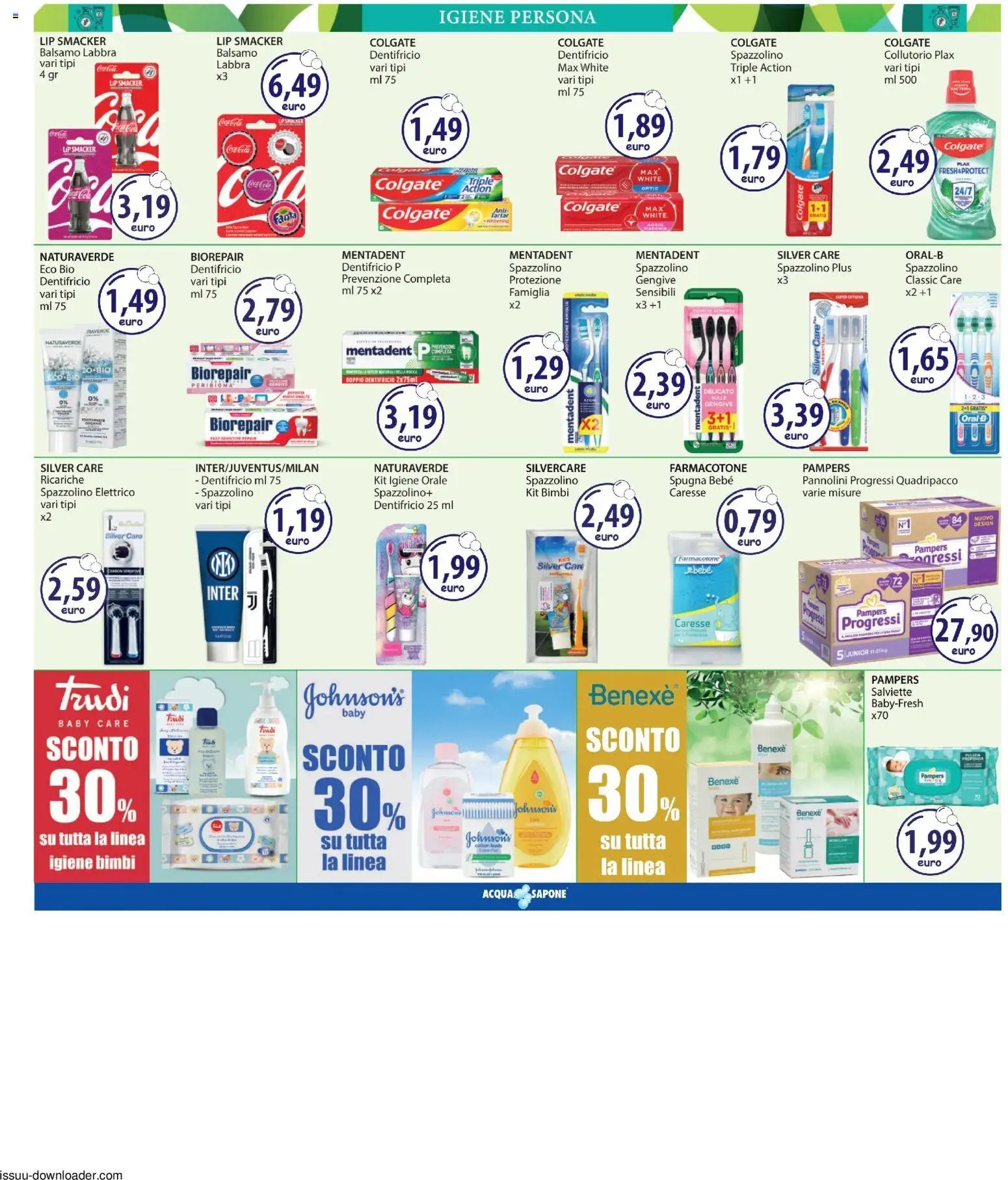 Acqua e Sapone volantino